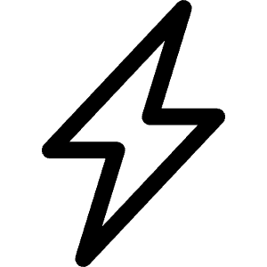 Lightning Charge Icon from Bootstrap Set