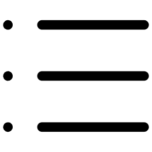 List Icon from Iconoir Regular Set