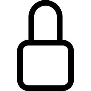 Lock Icon from Bootstrap Set