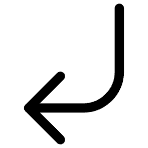 Long Arrow Down Left Icon from Iconoir Regular Set
