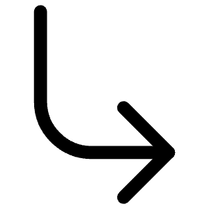 Long Arrow Down Right Icon from Iconoir Regular Set