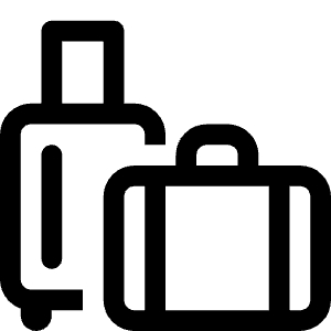 Luggage icon png shop