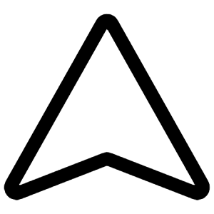 Maps Arrow Icon from Iconoir Regular Set