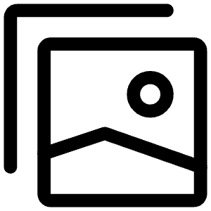 Media Image List Icon from Iconoir Regular Set