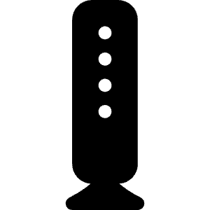 Modem Fill Icon from Bootstrap Set
