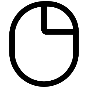 Mouse Button Right Icon from Iconoir Regular Set