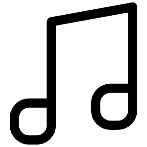 Music Double Note Icon from Iconoir Regular Set