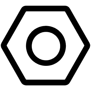 Nut Icon from Bootstrap Set