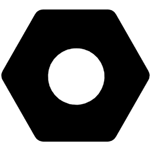 Nut Fill Icon from Bootstrap Set