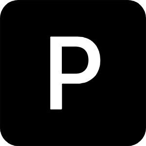 P Square Fill Icon from Bootstrap Set