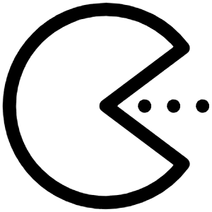 Pacman Icon from Iconoir Regular Set