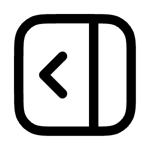 Panel Right Open Icon from Mynaui Line Set