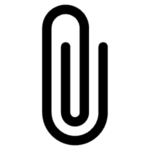 Paperclip Icon from Bootstrap Set