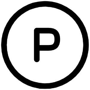 Parking Icon from Iconoir Regular Set