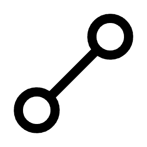 Path Icon from Mynaui Line Set