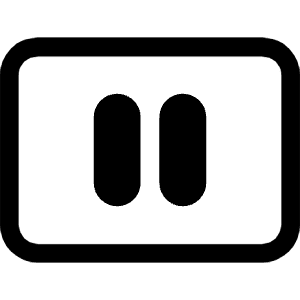 Pause Btn Icon from Bootstrap Set