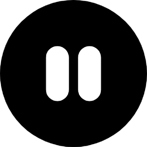 Pause Circle Fill Icon from Bootstrap Set