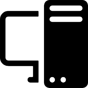 Pc Display Icon from Bootstrap Set