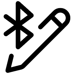 Pen Connect Bluetooth Icon from Iconoir Regular Set