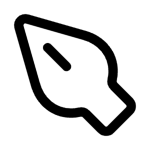 Pen Icon from Mynaui Line Set
