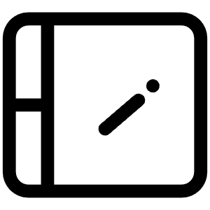 Pen Tablet Icon from Iconoir Regular Set
