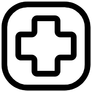 Pharmacy Cross Tag Icon from Iconoir Regular Set