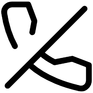 Phone Disabled Icon from Iconoir Regular Set