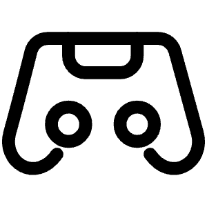 Playstation Gamepad Icon from Iconoir Regular Set