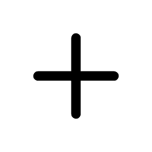 Plus Icon from Mynaui Line Set