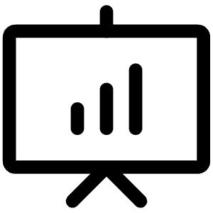 Presentation Icon from Iconoir Regular Set