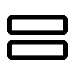 Rows Icon from Mynaui Line Set