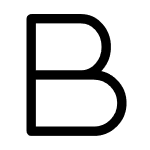 Type Bold Icon from Mynaui Line Set