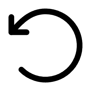 Undo Icon from Mynaui Line Set
