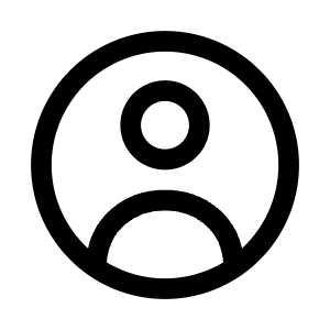 User Circle Icon from Mynaui Line Set