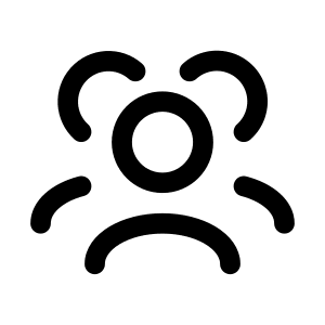 Users Group Icon from Mynaui Line Set