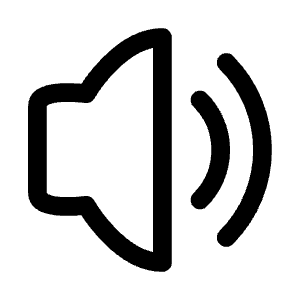 Volume High Icon from Mynaui Line Set