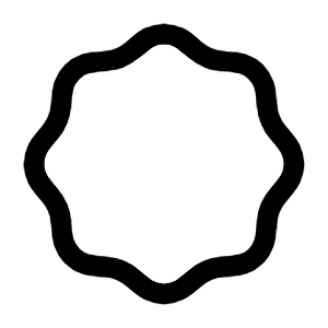 Waves Icon from Mynaui Line Set