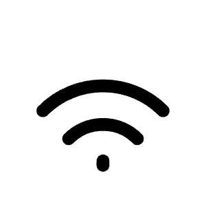 Wifi Medium Icon from Mynaui Line Set