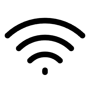 Wifi Icon from Mynaui Line Set