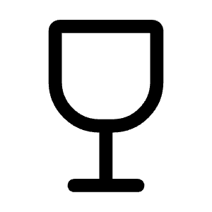 Wine Icon from Mynaui Line Set