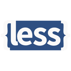 Less Icon from SVG Logos Set