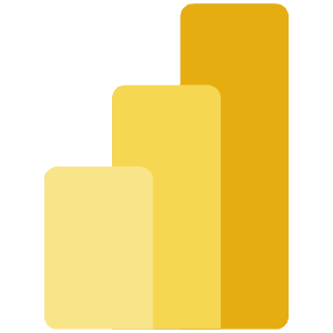 Microsoft Power Bi Icon from SVG Logos Set