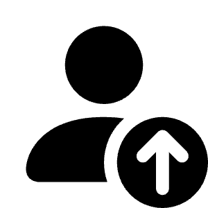 Person Fill Up Icon from Bootstrap Set