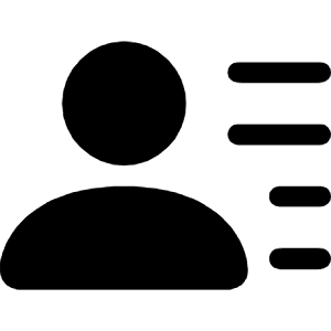 Person Lines Fill Icon from Bootstrap Set