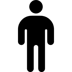 Person Standing Icon from Bootstrap Set