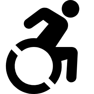 Person Wheelchair Icon from Bootstrap Set