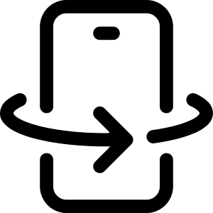 Phone Flip Icon from Bootstrap Set
