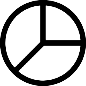 Pie Chart Icon from Bootstrap Set