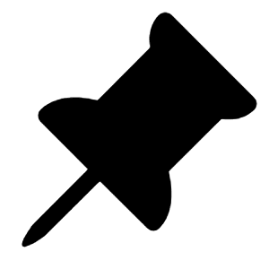 Pin Angle Fill Icon from Bootstrap Set