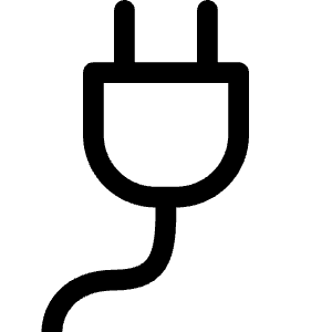 Plug Icon from Bootstrap Set
